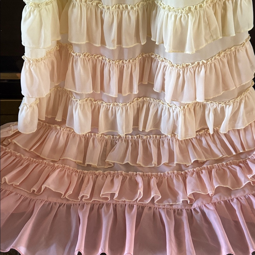 Rococo Sand Ciceli rainbow raffle dress sz S - Picture 13 of 17